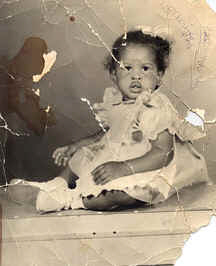 Cathy before photo restoration