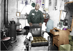 J. V. Wheeler after restoration and colorize